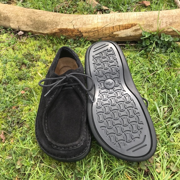 Birkenstock Black Leather Suede Pasadena Moccasin Size 8 - Picture 12 of 12